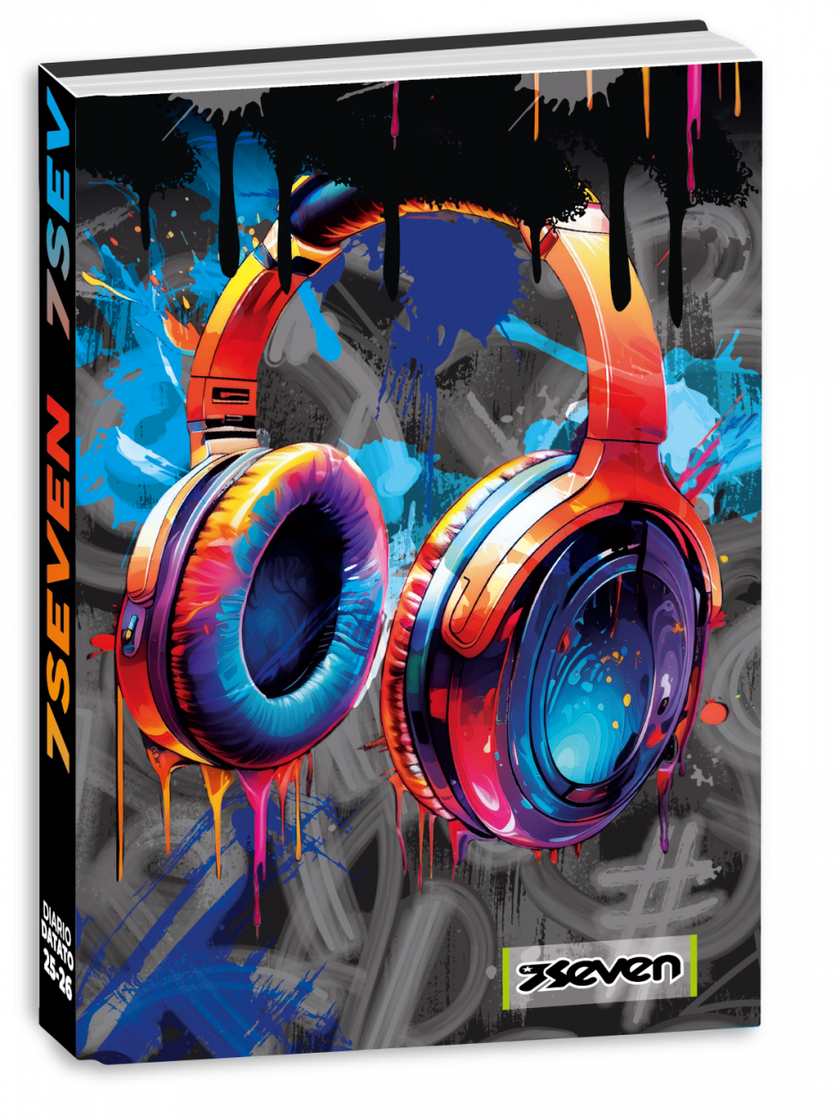 DIARIO STD 12M R SEVEN DATATO CARTOTECNICA BOY 500102504 14x18,5cm 41434