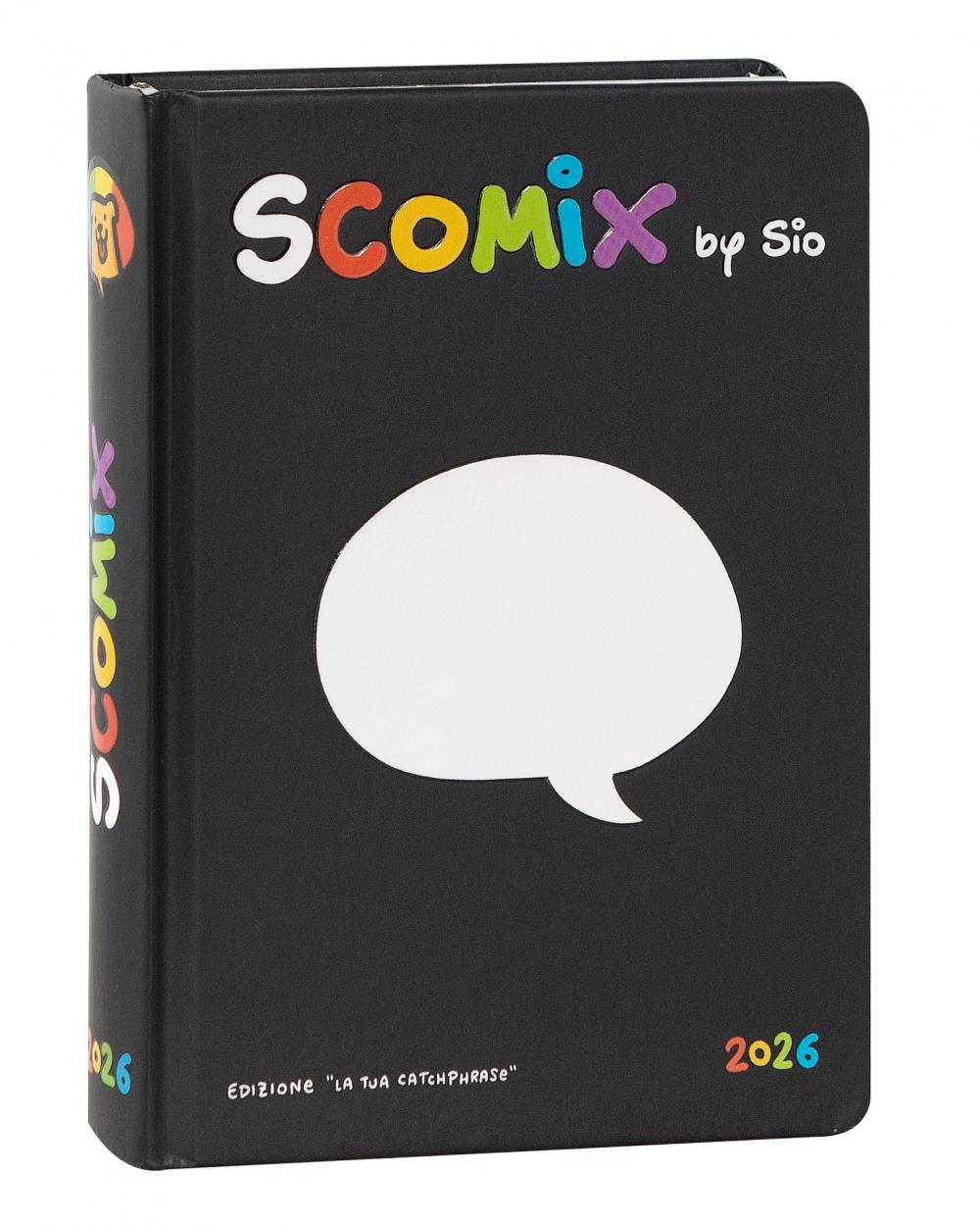 AGENDA 16 MEDIUM SCOMIX BLACK 73505BK 12x16,5cm 41349