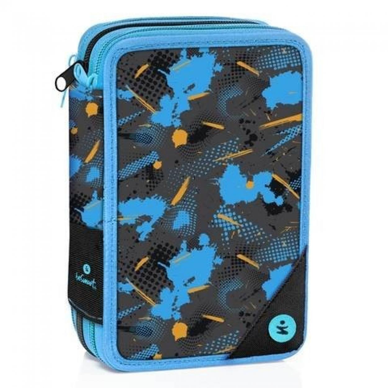 ASTUCCIO TRIPLO 18+18 ABSTRACT BLU BE SMART 00271017 40808