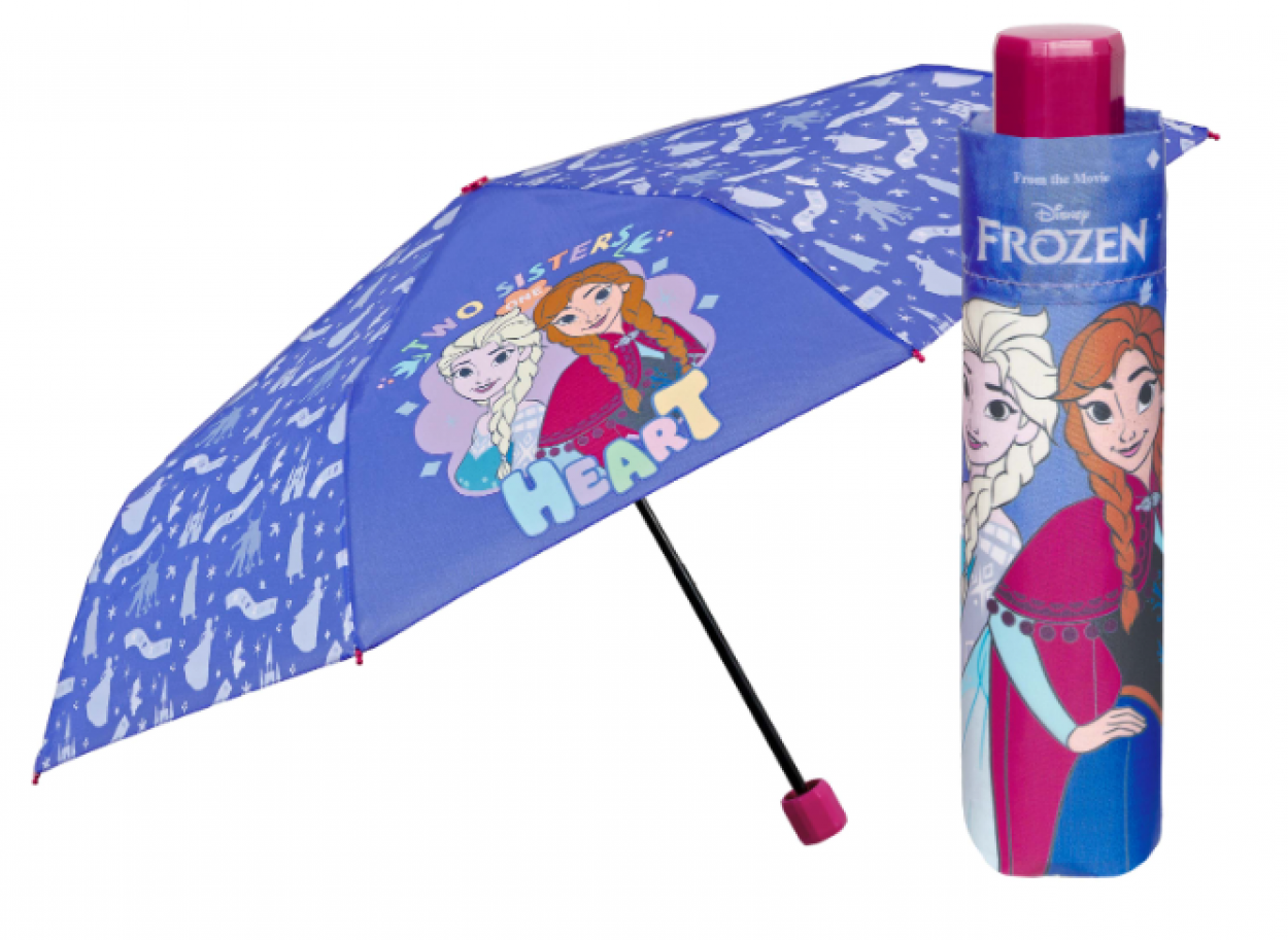 OMBRELLO MINI MANUALE 50cm ANTIVENTO FROZEN 50260 40035