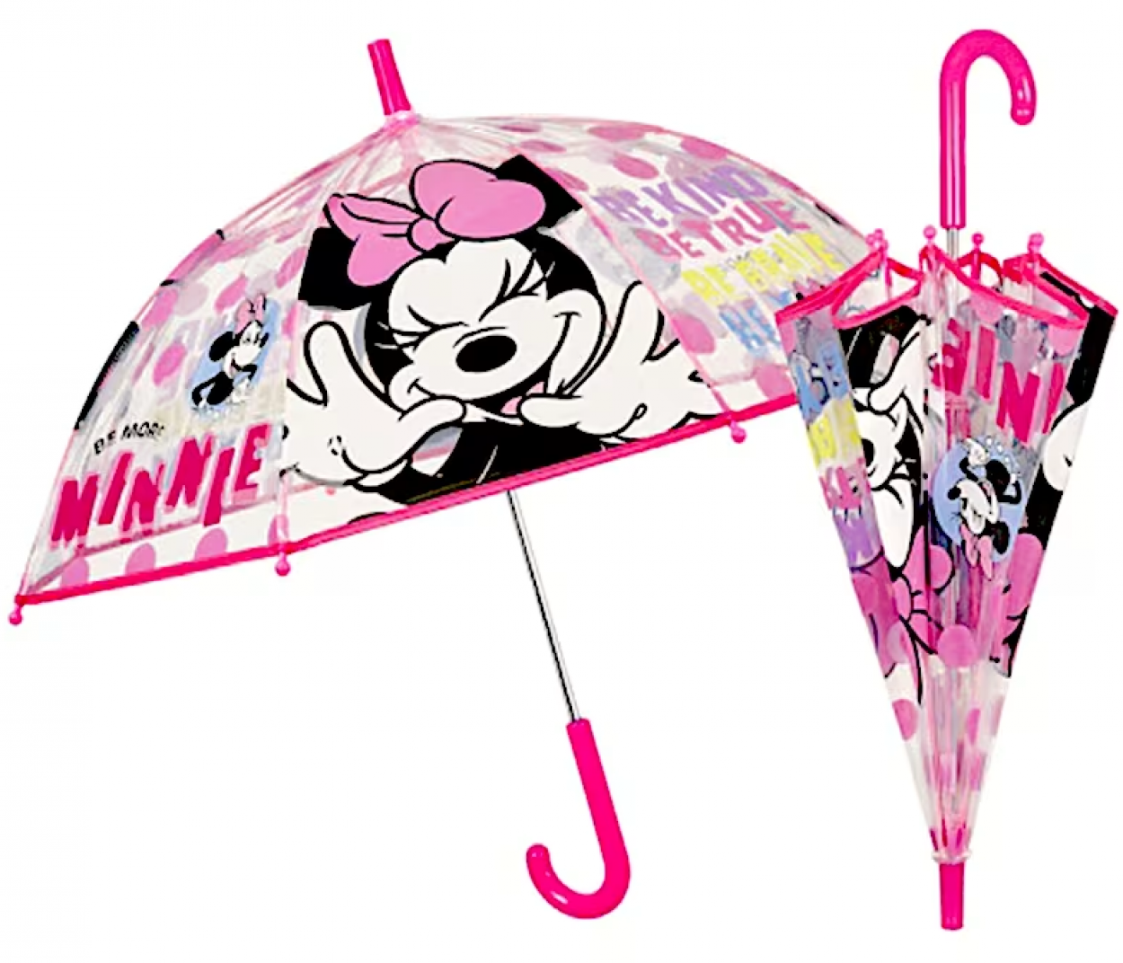 OMBRELLO MANUALE 45cm CUPOLA POE MINNIE 50141 40035