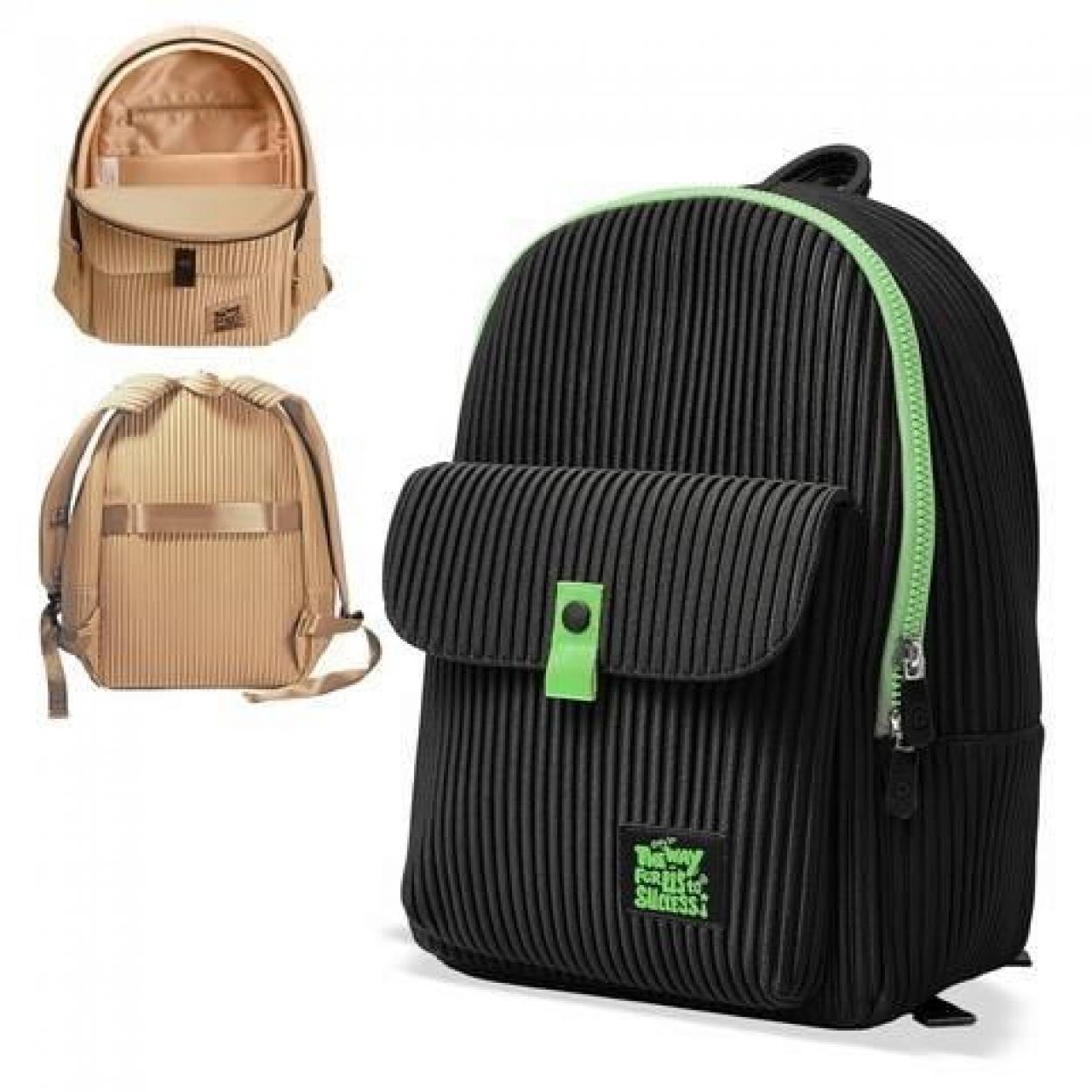 ZAINO FUSION 2 SCOMPARTI NERO VERDE 41x30x20 BE SMART 00271037 40808