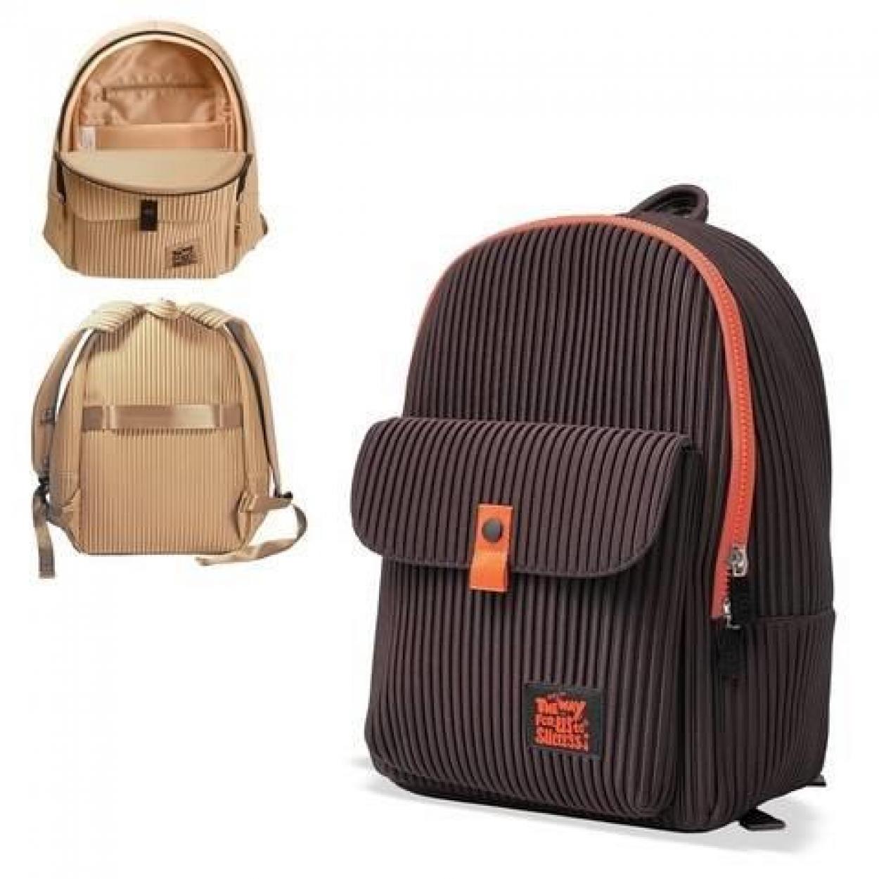 ZAINO FUSION 2 SCOMPARTI CAFFE' 41x30x20cm BE SMART 00271038 40808