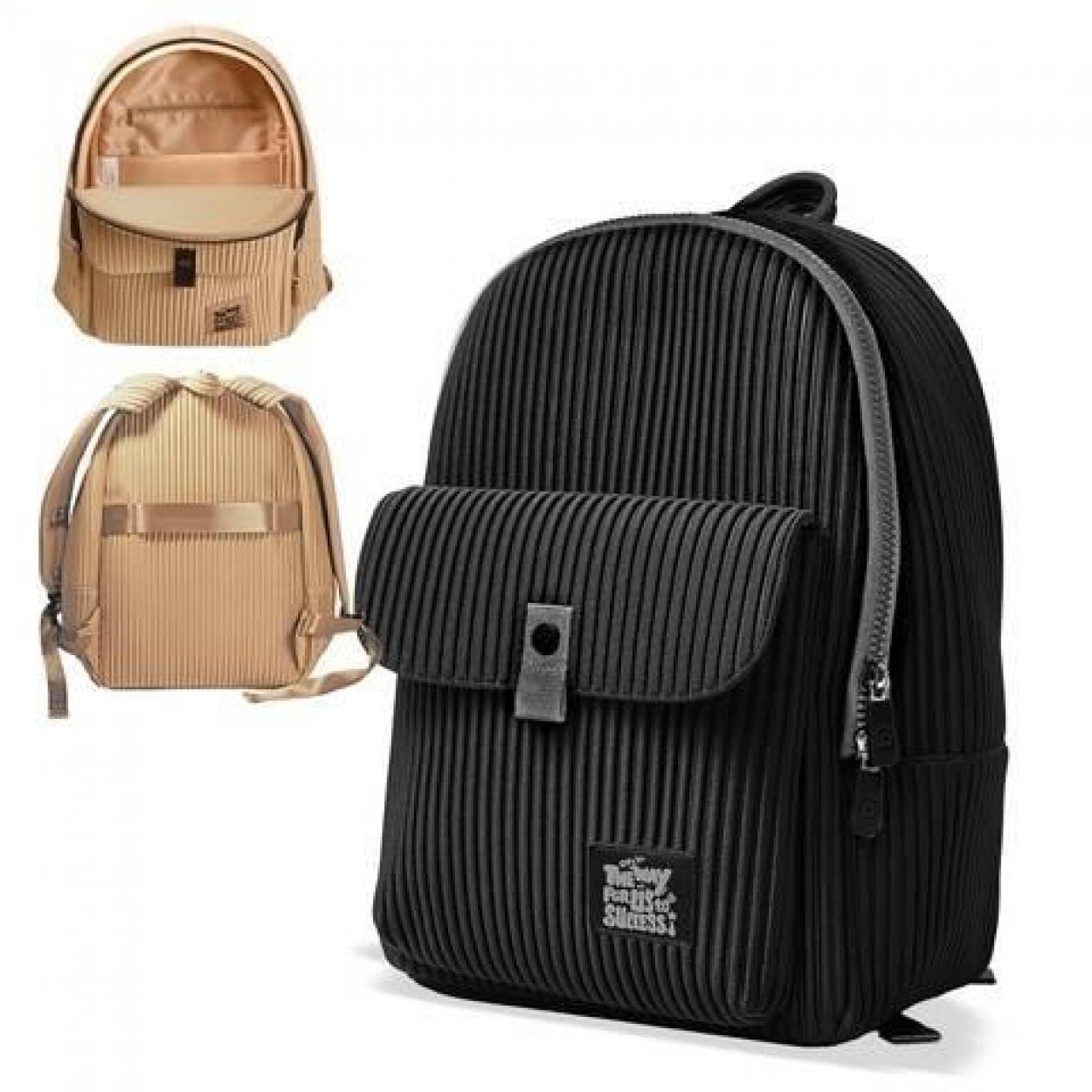 ZAINO FUSION 2 SCOMAPRTI NERO GRIGIO 41x30x20cm BE SMART 00271061 40808