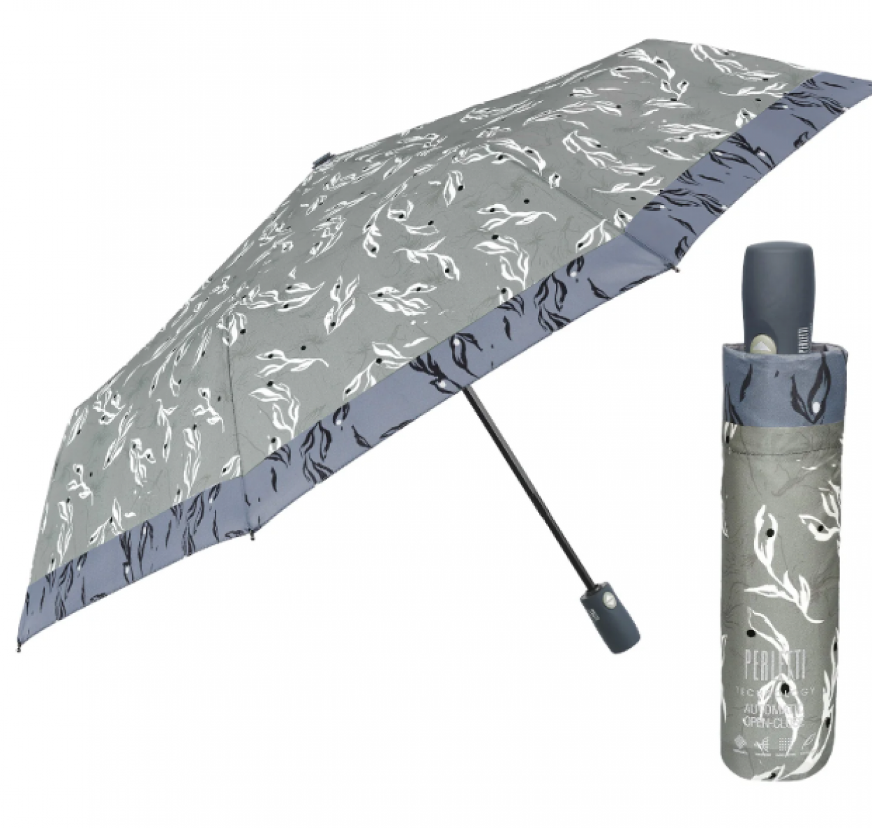 OMBRELLO DONNA MINI A/C 54/8 LIGHT FIORE ESTRATTO TECHNOLOGY 21812 40035
