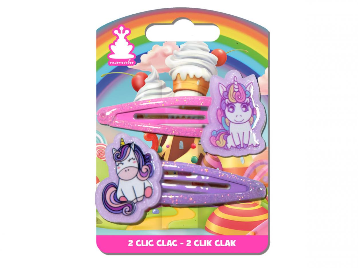 X09333 MC 2 CLIC CLAC UNICORNO MULTICOLOR 40002