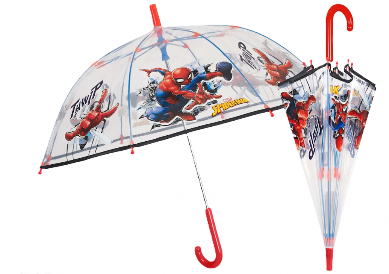 OMBRELLO MANUALE 45cm CUPOLA POE SPIDERMAN 75338 40035