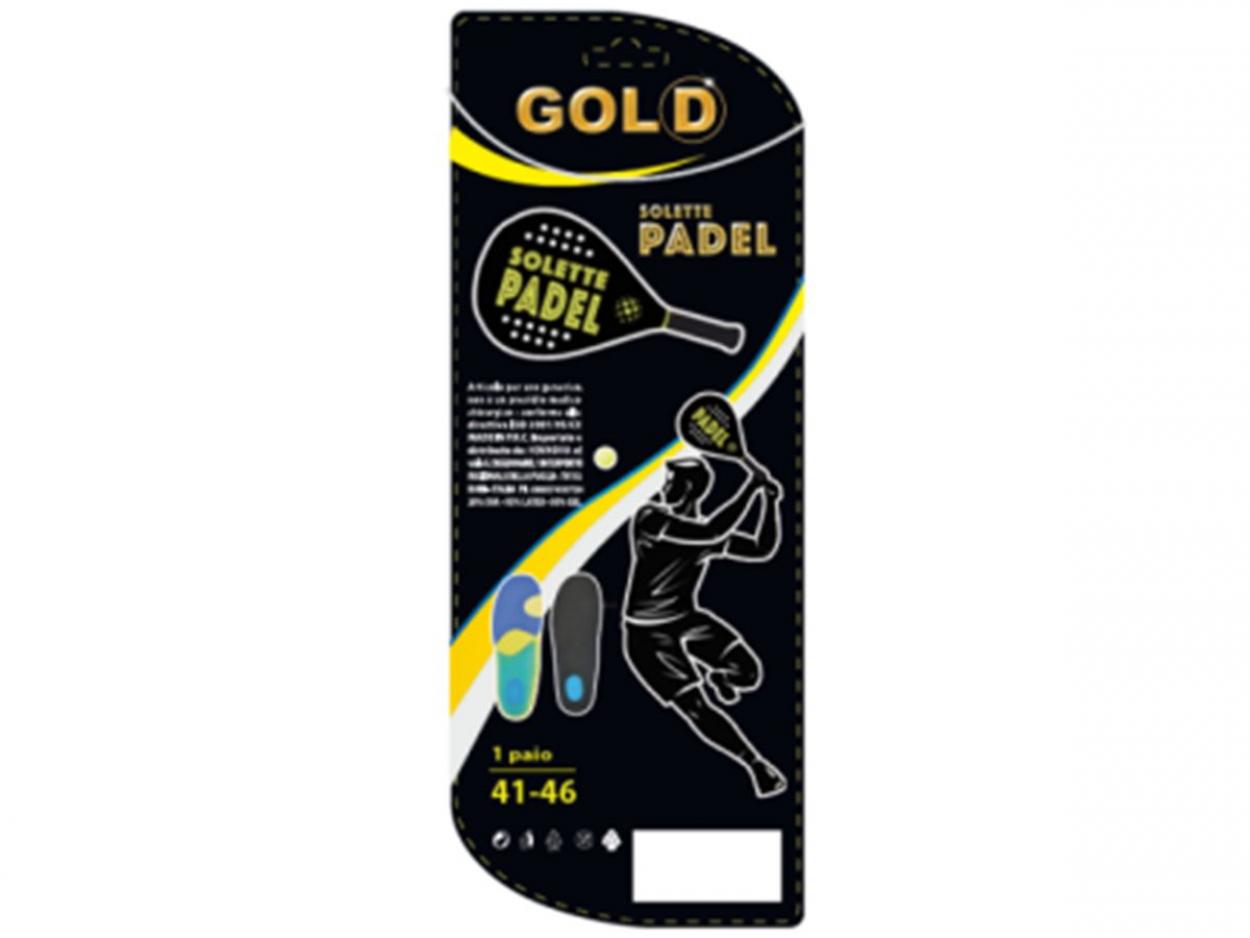 GOLD SOLETTA PADEL MIS. DA 41 A 46 715130 56249