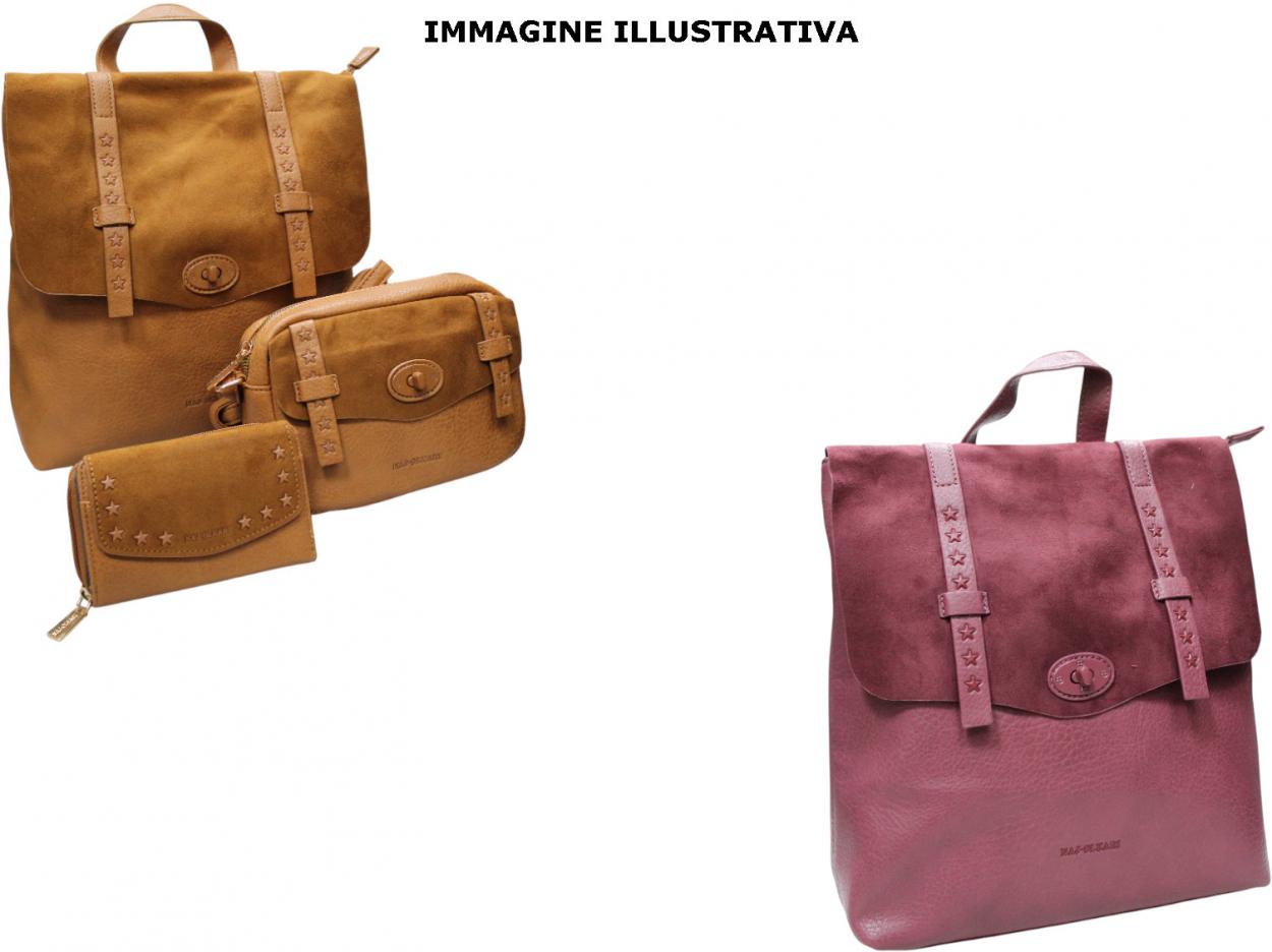 62033/SETCUT7 BD L ZAINO, M REPORT, XS PFOGLIO BORDEAUX 41233
