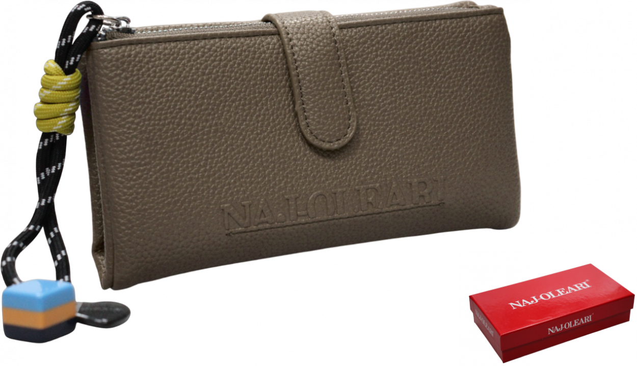 2529/NAJD3 TA PFOGLIO DONNA TAUPE 18,5x9,5cm 41233