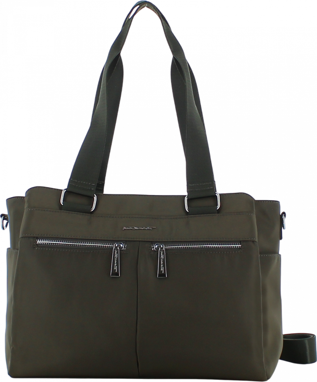 RB0027SG3 BORSA A SPALLA MM GREEN 38x22x13cm 40627