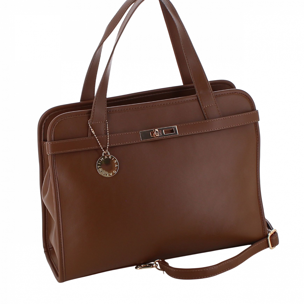 MB0652HG3 BORSA A MANO MG CUOIO 37x29x14cm 40627