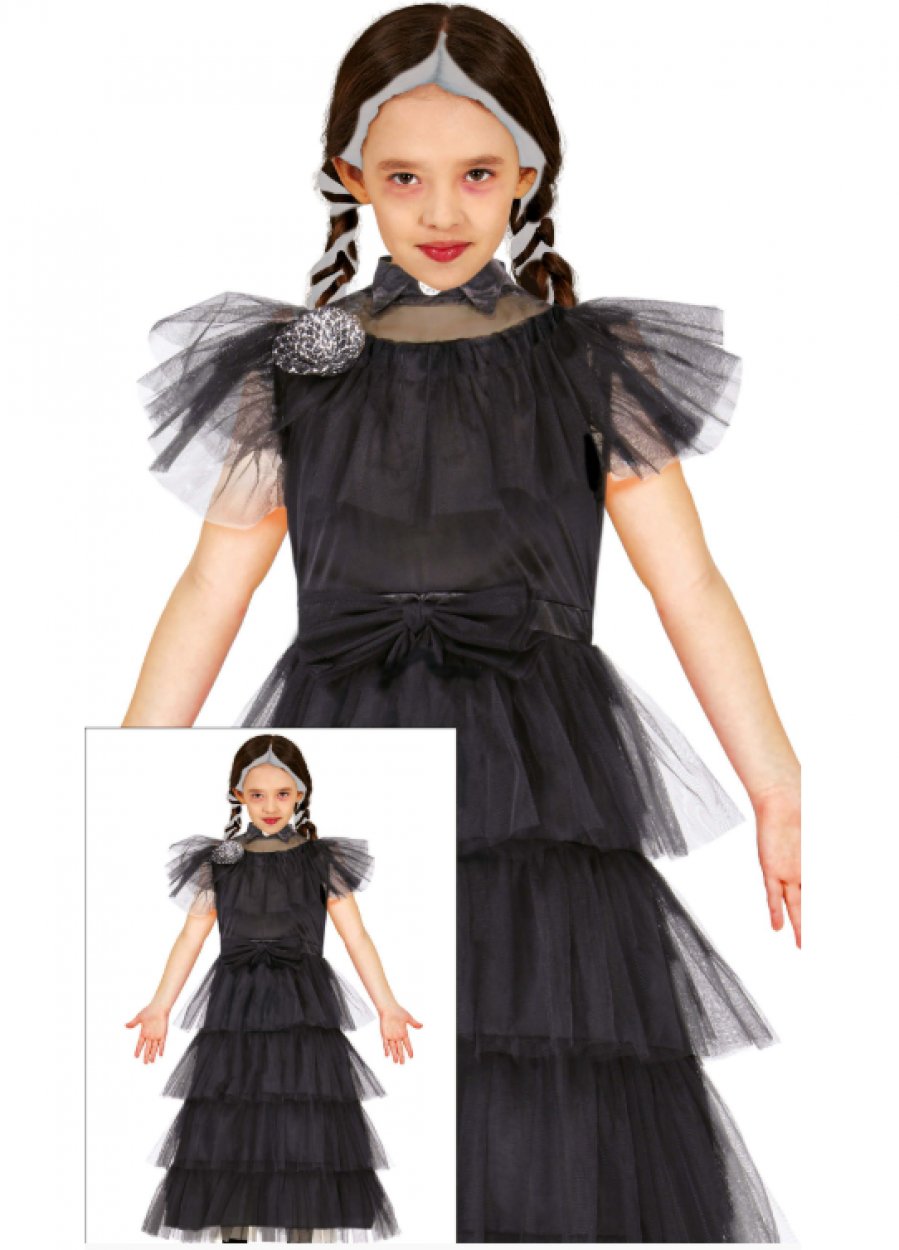 GOTHIC GIRL NIGHT QUEEN INFANTILE 5-6 ANNI 81184 52833