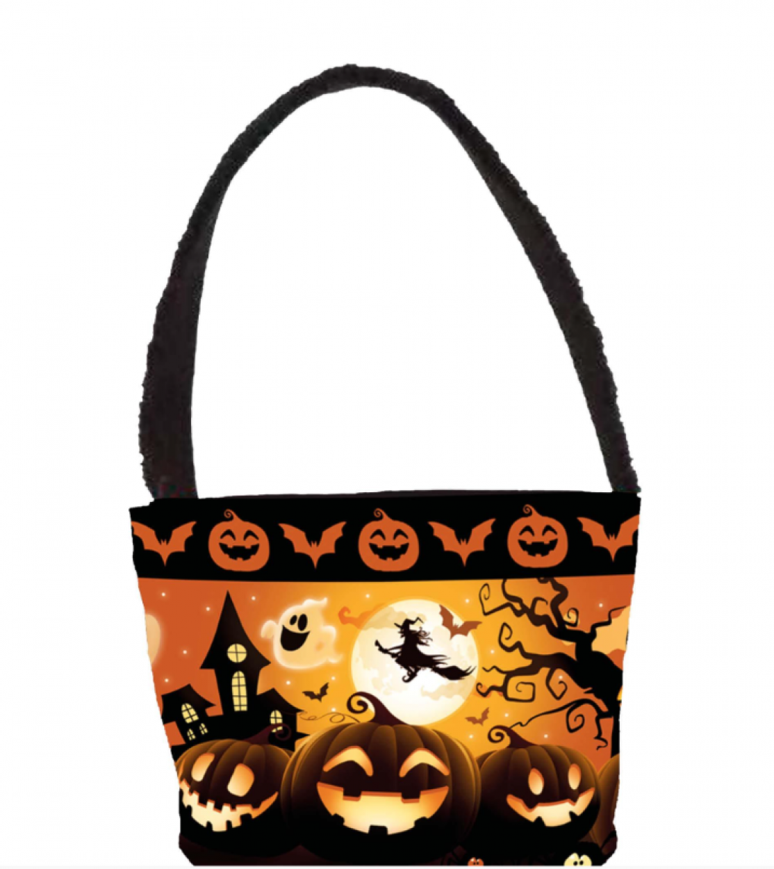 CESTINO ARANCIONE CON ZUCCHE 30x15cm 26846 52833