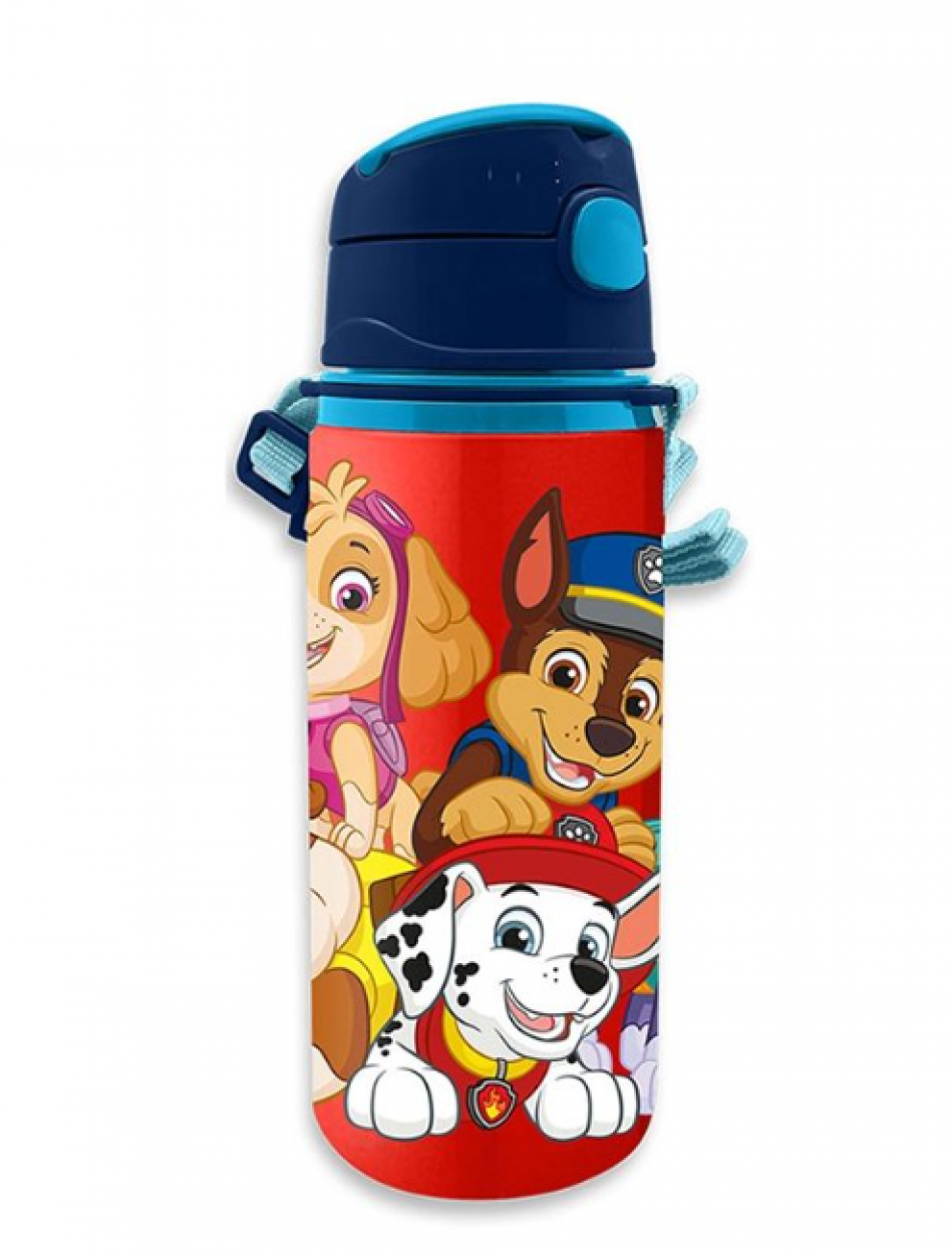 PW19871 CANTIMPLORA ALUMINIO CON ASA 600ml PAW PATROL 40809