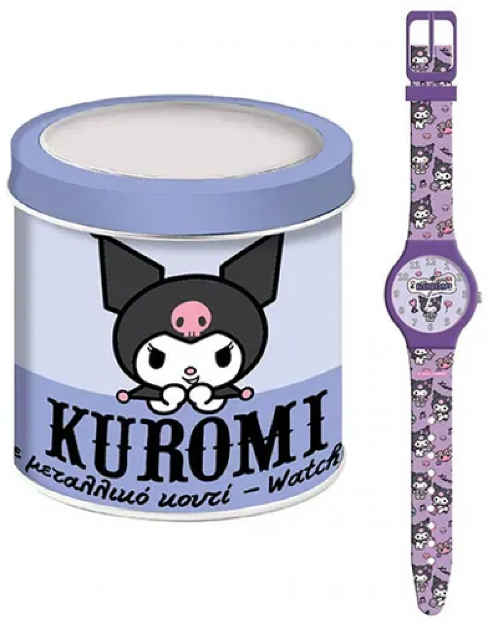 HK490228 OROLOGIO DA POLSO IN BOX LATTA KUROMI HELLO KITTY 41163