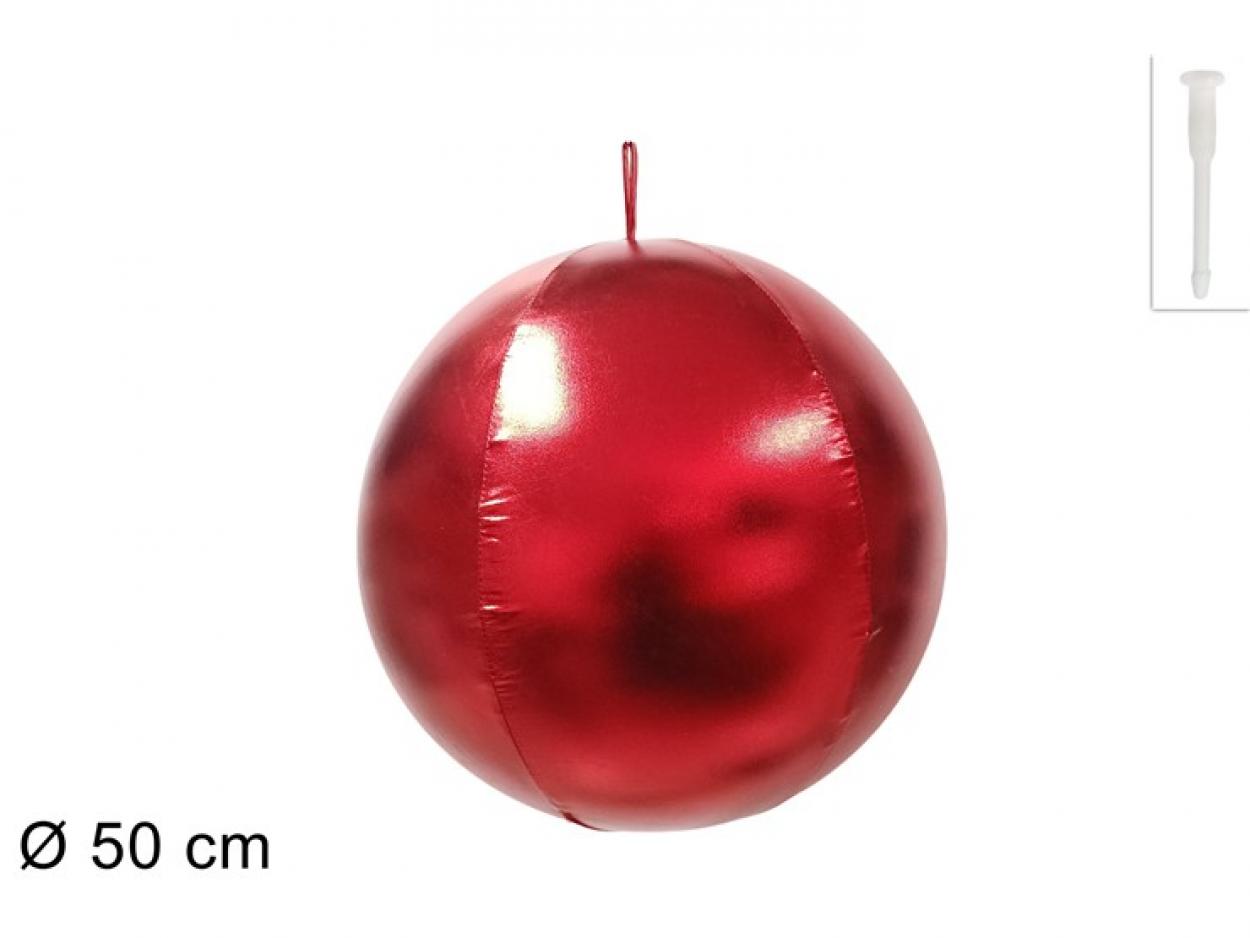 PALLA GONFIABILE ROSSO DIAM. 50cm 337012 40649