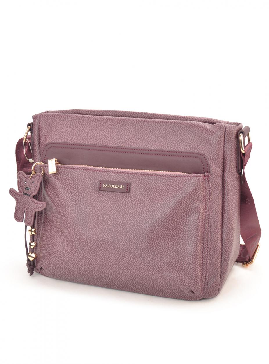61730/BOBA13 BD BORSA CON TRACOLLA BORDEAUX 30x26x14cm 41233