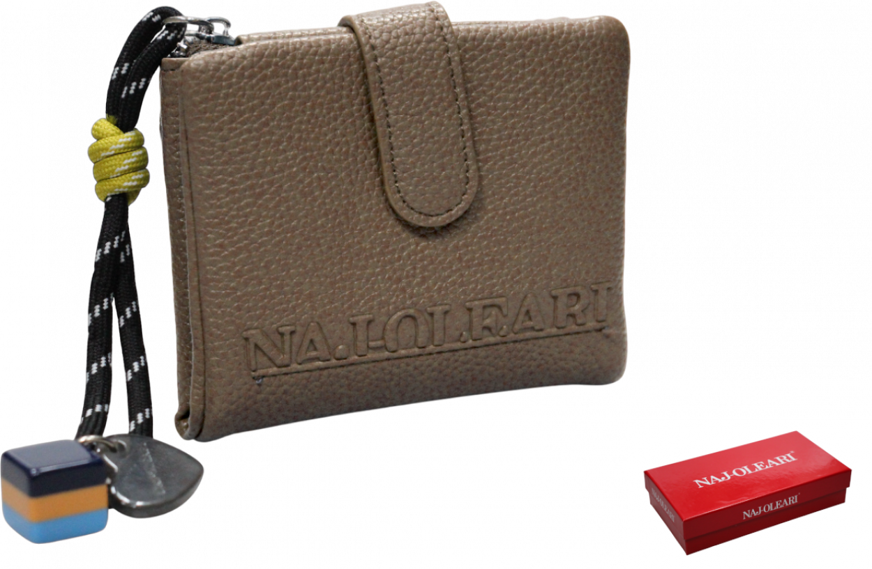 2530/NAJD3 TA PFOGLIO DONNA TAUPE 12x9cm 41233