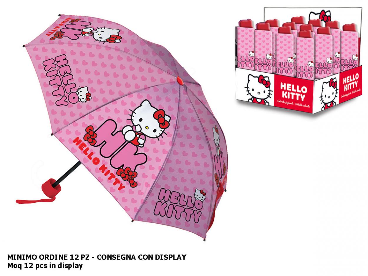 H13555 MC OMBRELLO PIEGHEVOLE 52/8 HELLO KITTY 40002