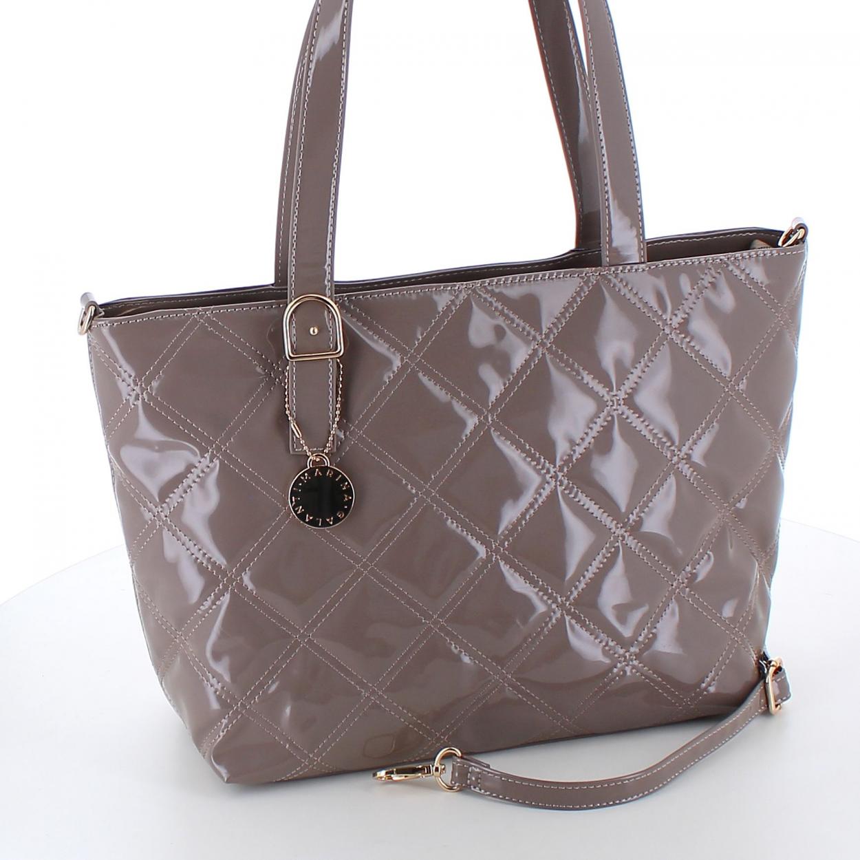 MB0649SG3 BORSA A SPALLA MG TAUPE 41x26x13cm 40627