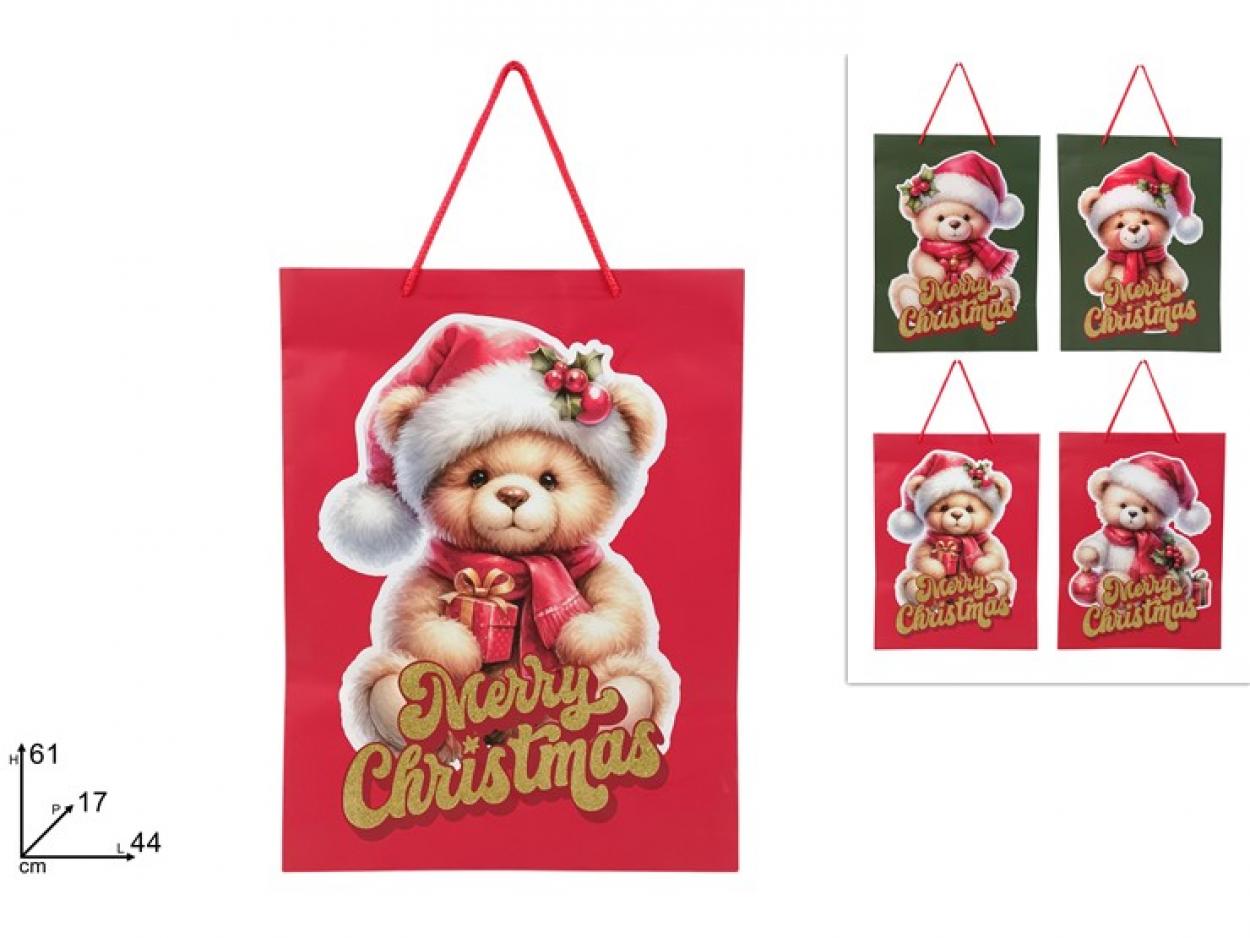 BUSTA REGALO NATALIZIO 61x44x17cm 388267 40649
