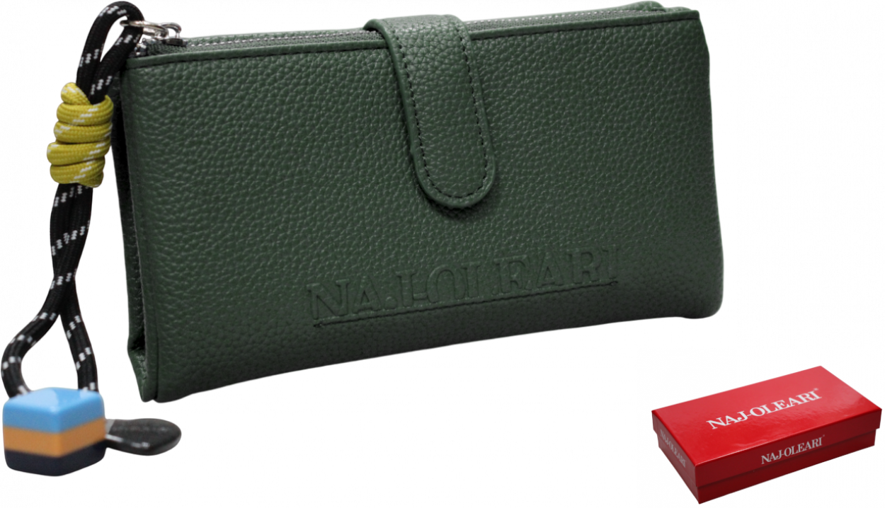 2529/NAJD3 VE PFOGLIO DONNA VERDE 18,5x9,5cm 41233