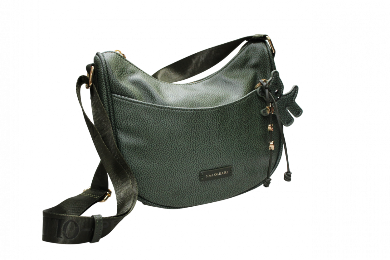 62049/BOBA13 VE BORSA BANANA MEDIA VERDE 20x18.5x10.5cm 41233