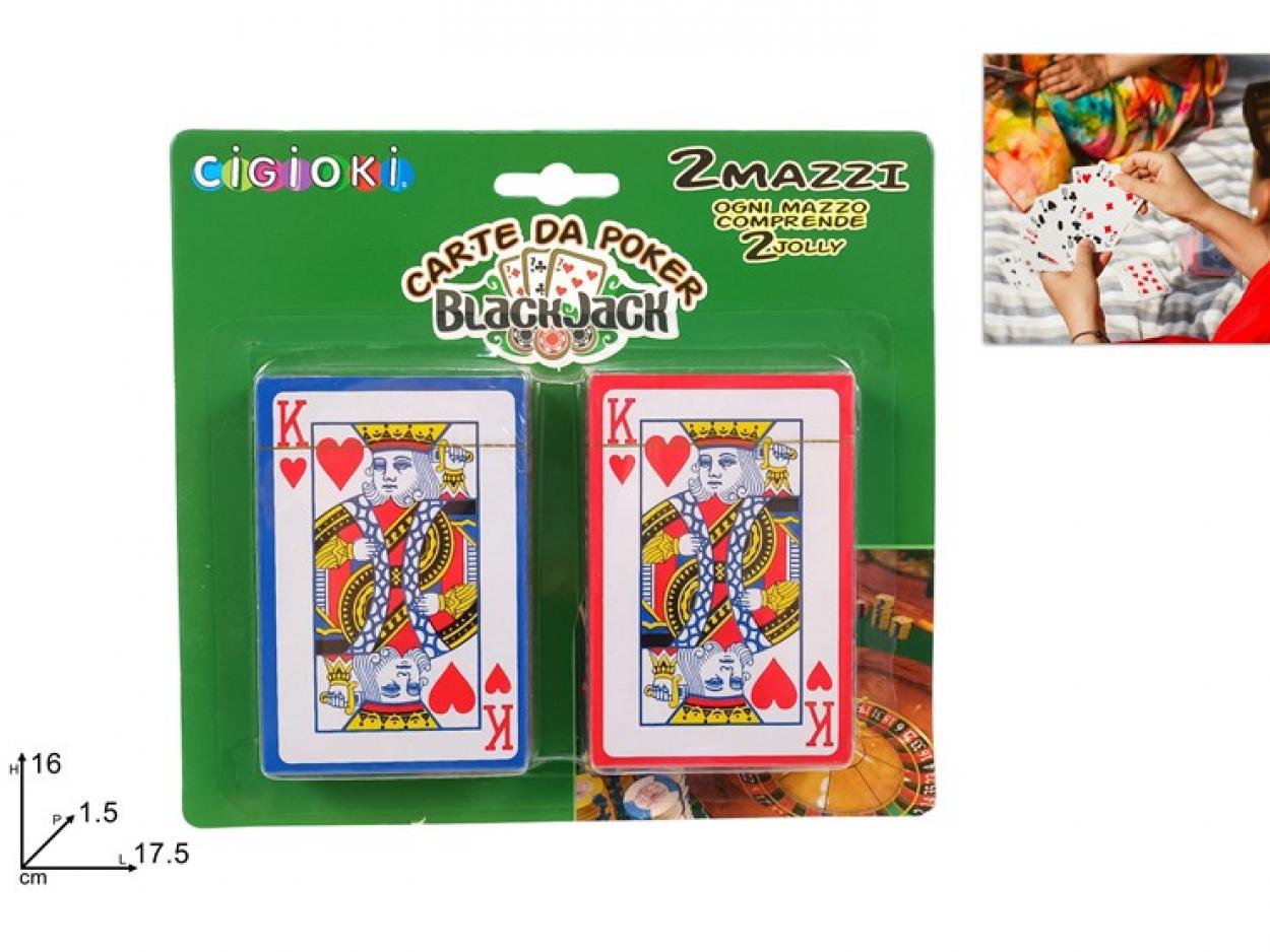 CARTE DA POKER 2 MAZZI 324666 40842