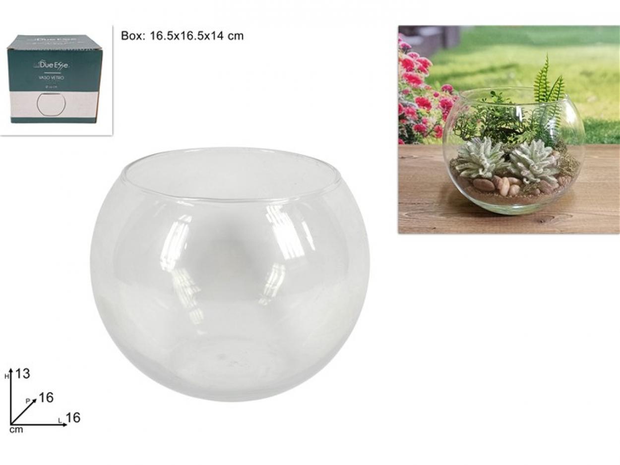 VASO PALLA VETRO DIAM. 16cm 144336 40649