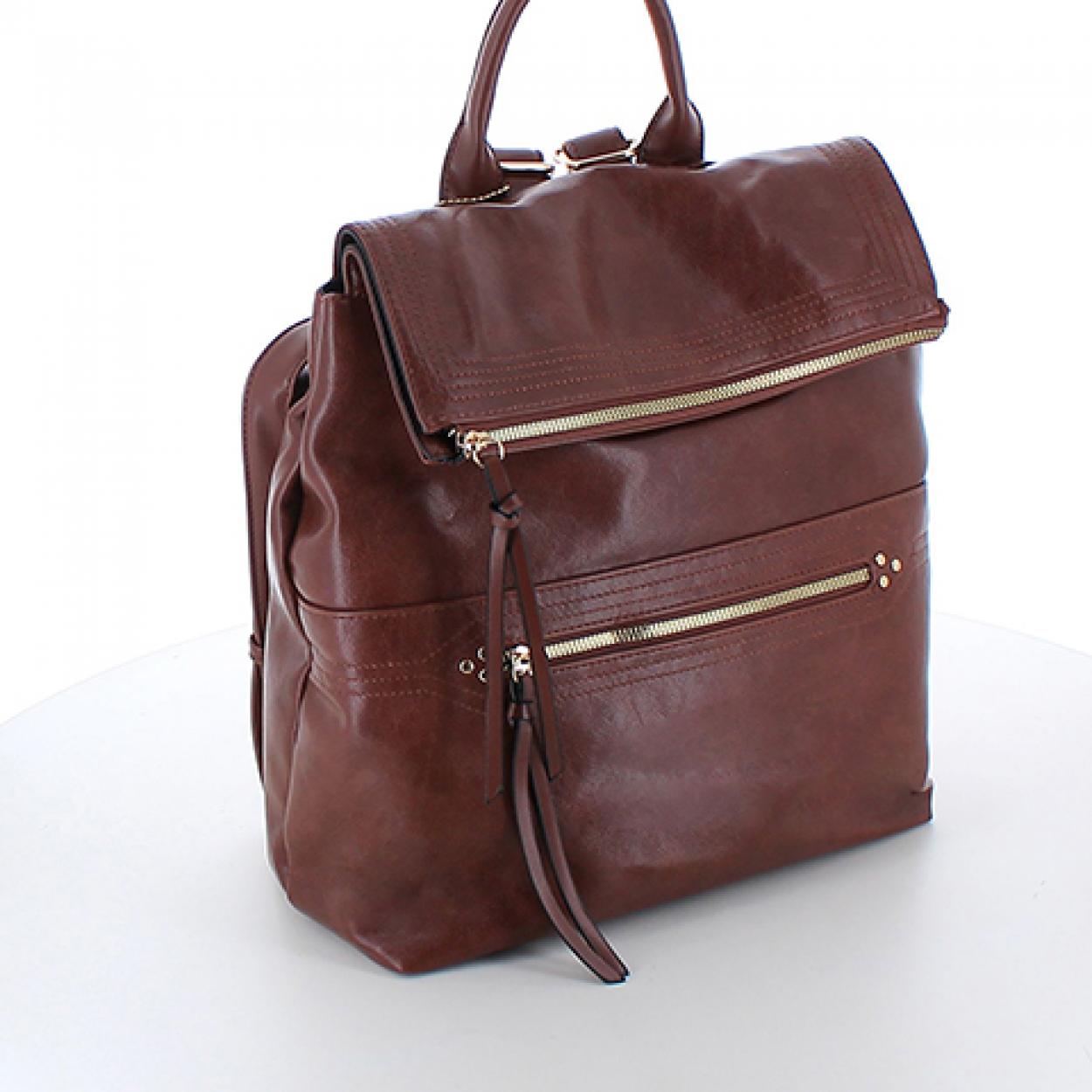 MB0648BK3 ZAINO MG CUOIO 30x32x13cm 40627