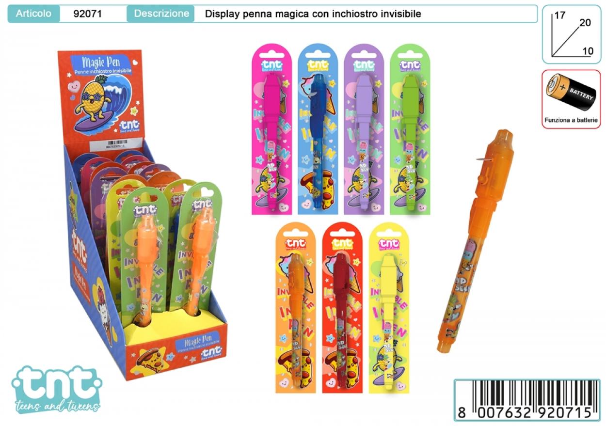 TNT INVISIBLE PEN PENNA INCHIOSTRO MAGICO 92071 41452