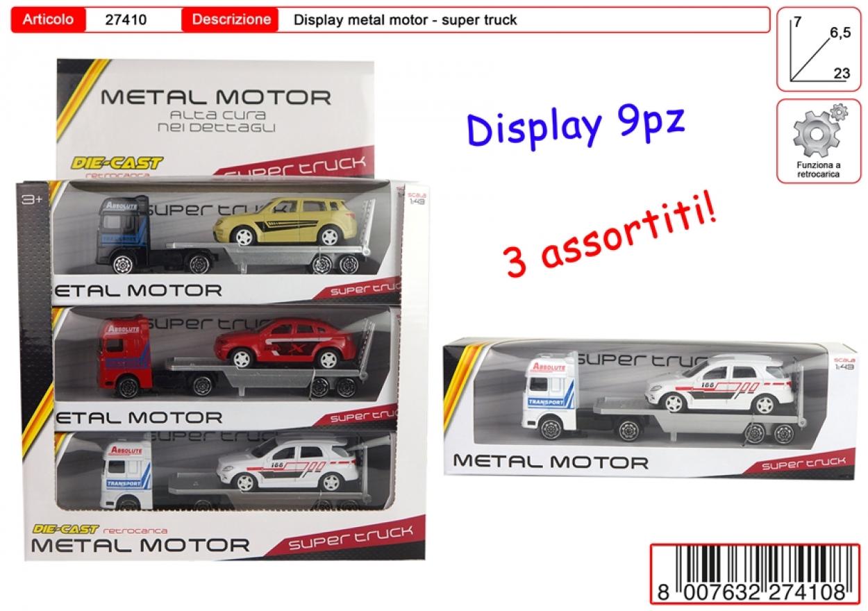 METAL MOTORS SUPER TRUCK 9pz 27410 41452