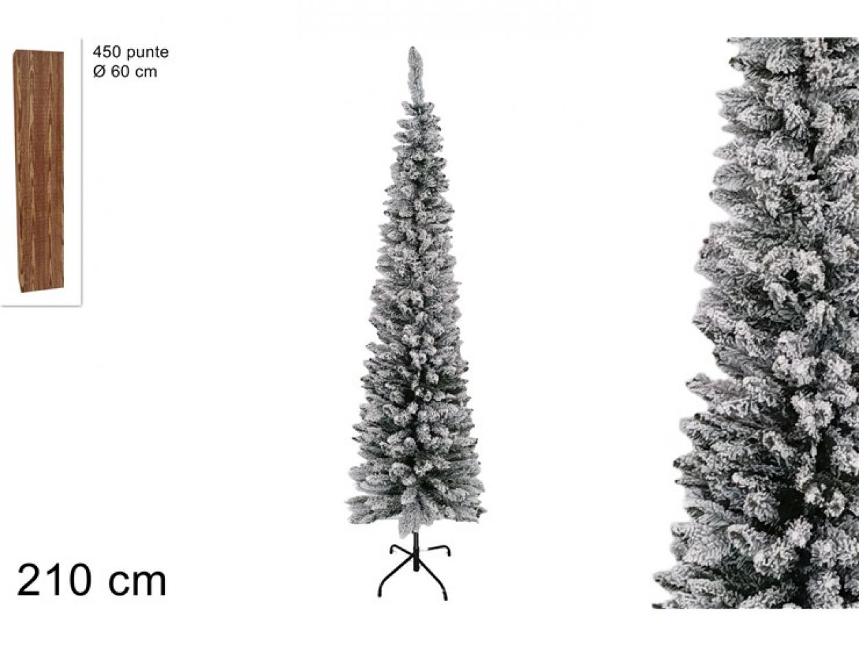 ALBERO SLIM 210cm 450 PUNTE INNEVATO 297453 40649