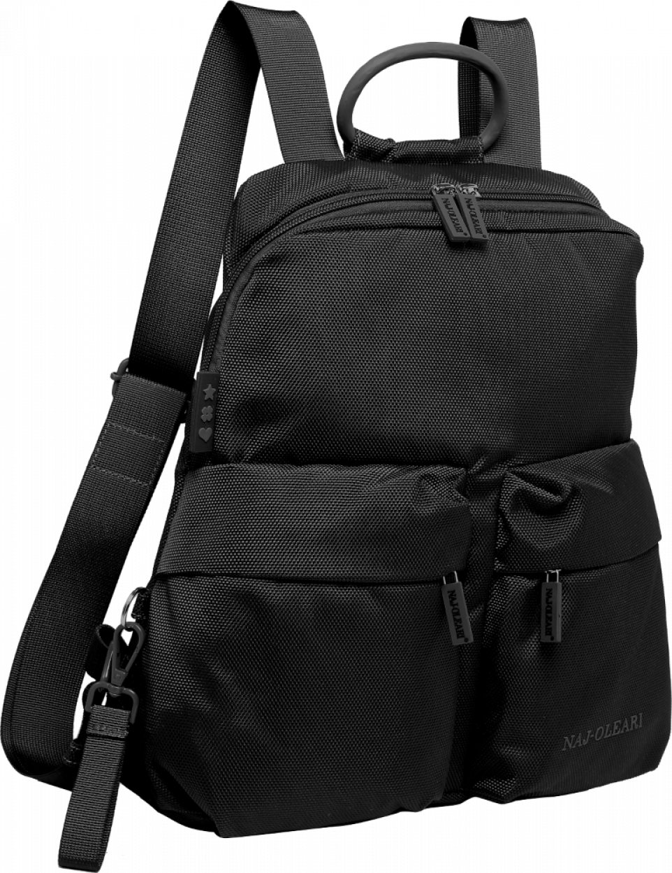 62110/COMFY NE ZAINO GRANDE NERO 35x30cm 41233