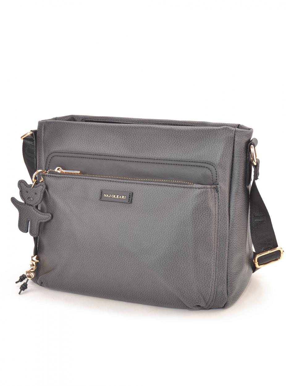 61730/BOBA13 NE BORSA CON TRACOLLA NERO 30x26x14cm 41233