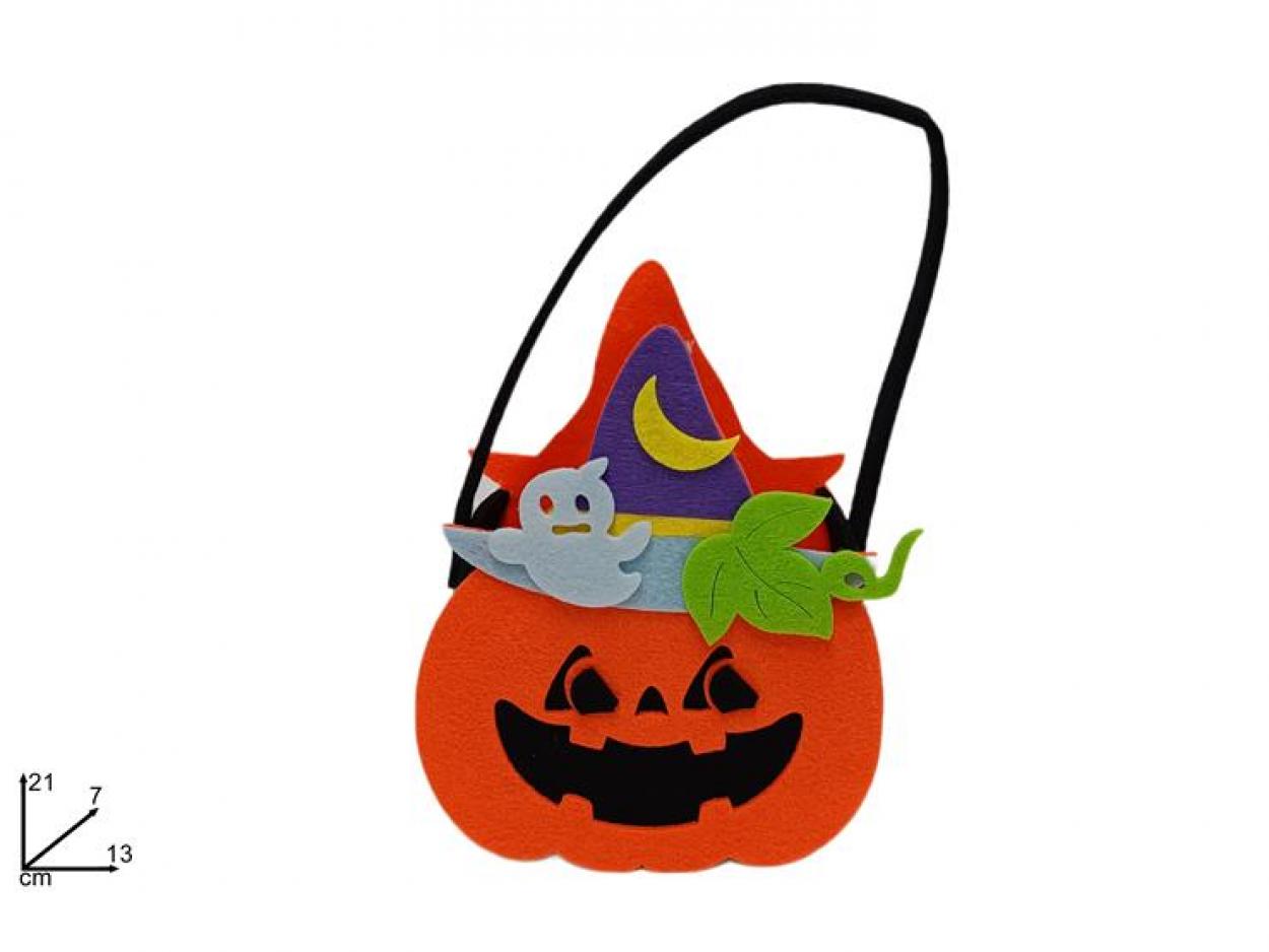 CESTINO FELTRO ZUCCA HALLOWEEN 354887 40649