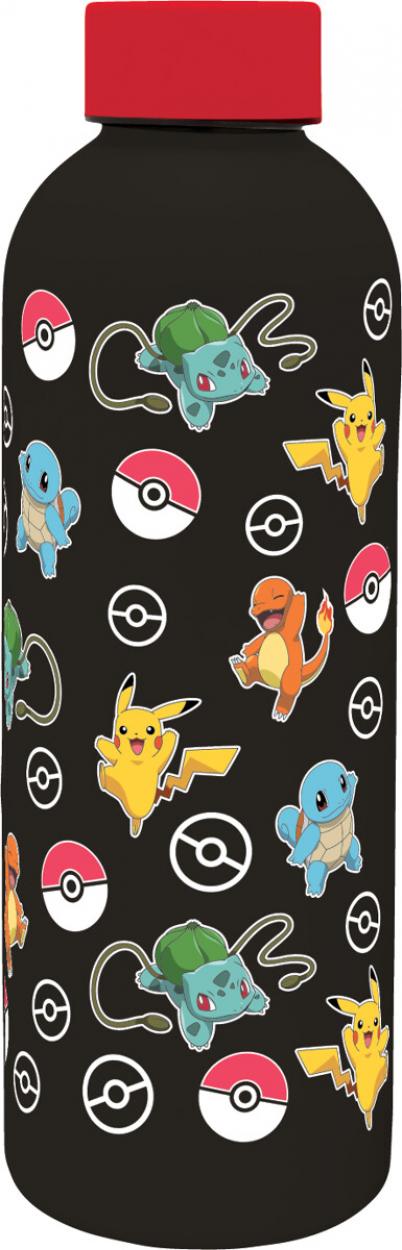 PK00043 CANTIMPLORA IMPRESION 3D ACERO INOXIDABLE 800ml POKEMON 40809