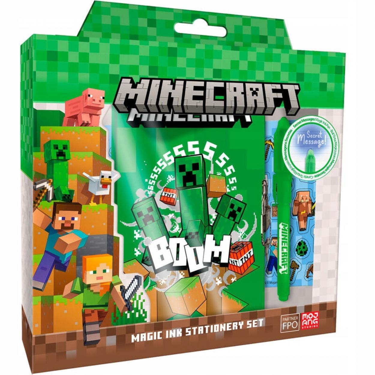 MC00041 DIARIO CON BOLIGRAFO MAGICO MINECRAFT 40809