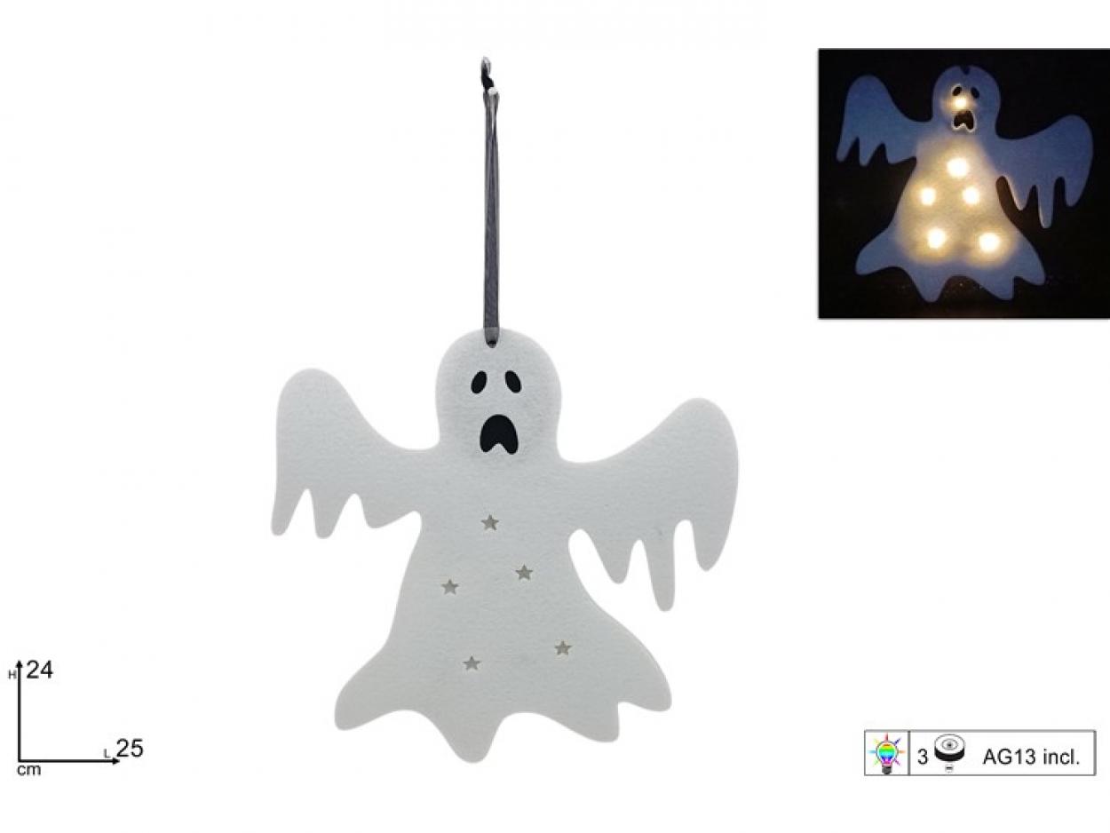 APPENDINO FANTASMA 24cm IN FELTRO CON LUCE 351667 40649