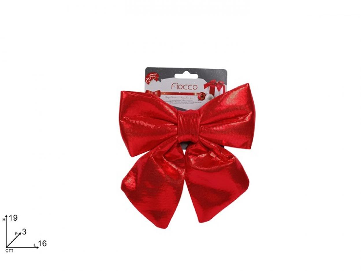 FIOCCO METALIZZATO ROSSO 16cm 206790 40649