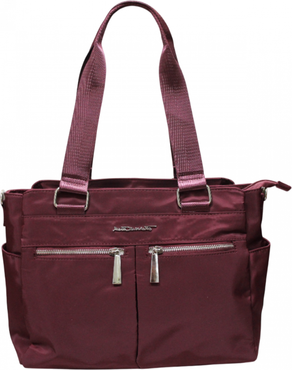RB0027SG3 BORSA A SPALLA MM WINE 38x22x13cm 40627