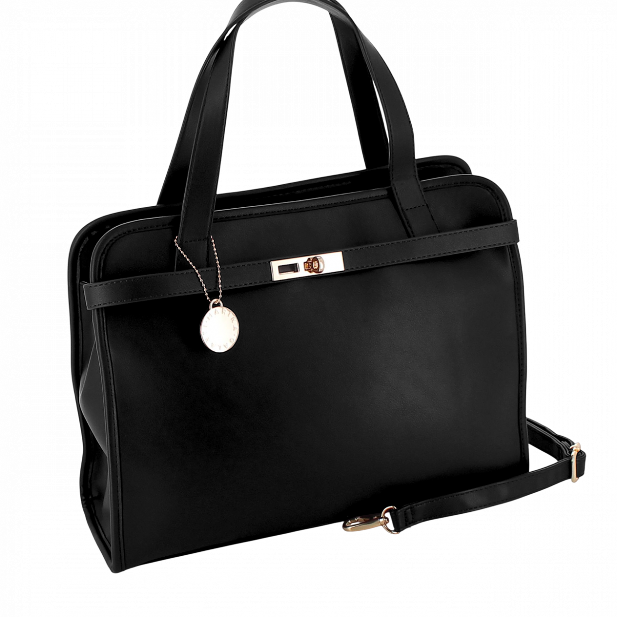 MB0652HG3 BORSA A MANO MG BLACK 37x29x14cm 40627