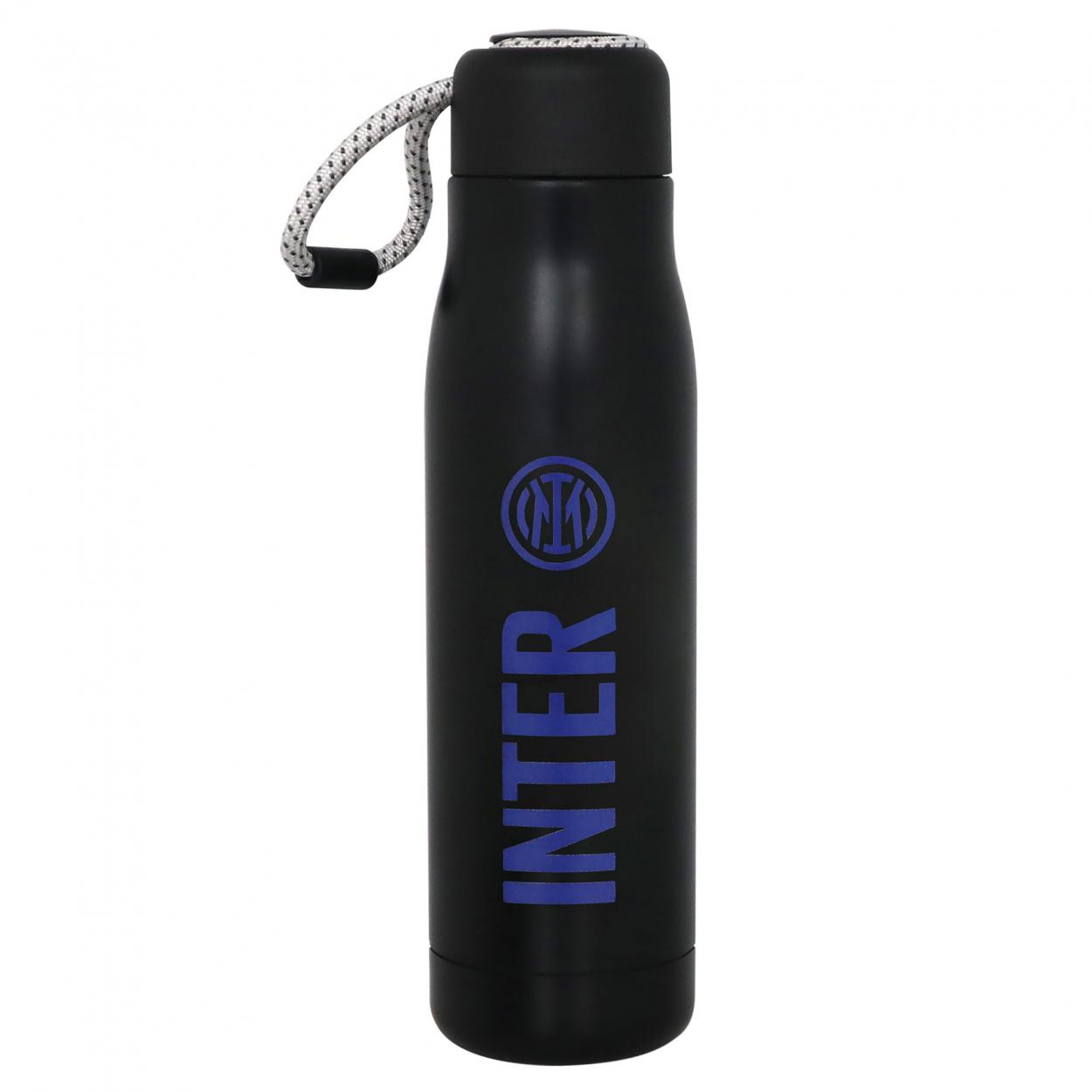 IN1509 BORRACCIA INTER IN ACCIAIO INOX DOPPIA PARETE 500ml CHIUSURA A VITE 41426