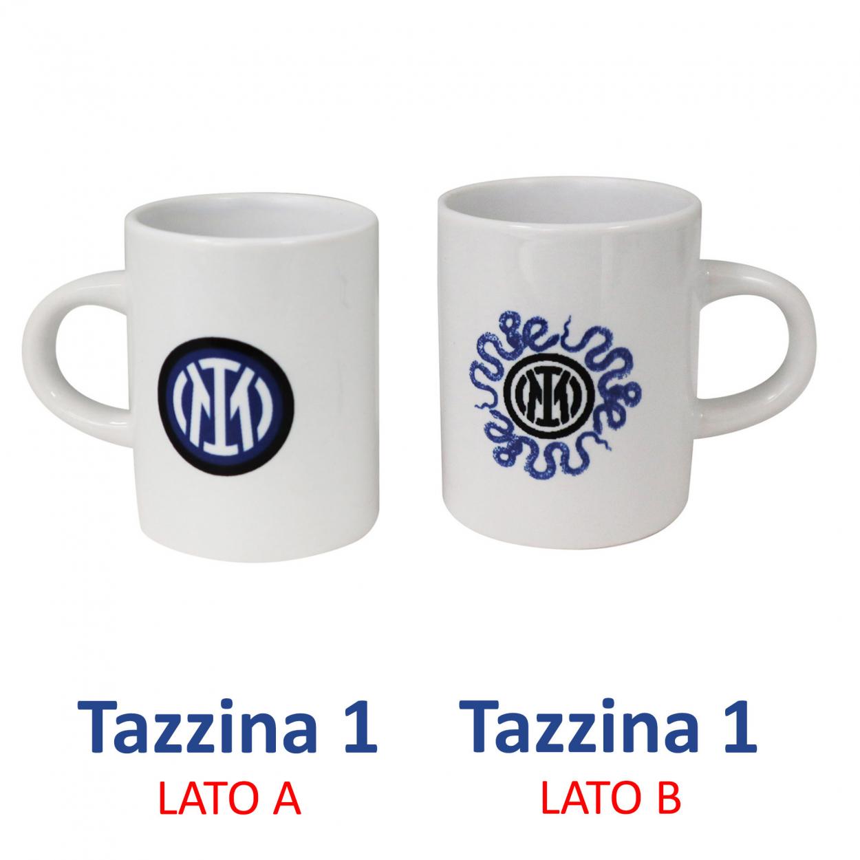 IN1399 SET 2 TAZZINE IN CERAMICA LOGO INTER 41426