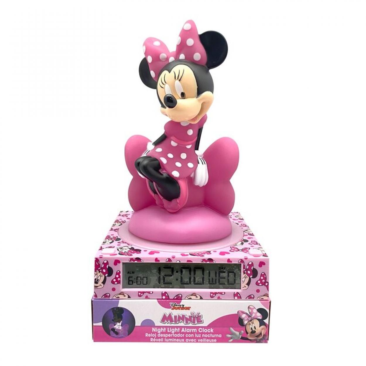 MN4500 LAMPARA 3D CON DESPERTADOR Y FECHA MINNIE 40809