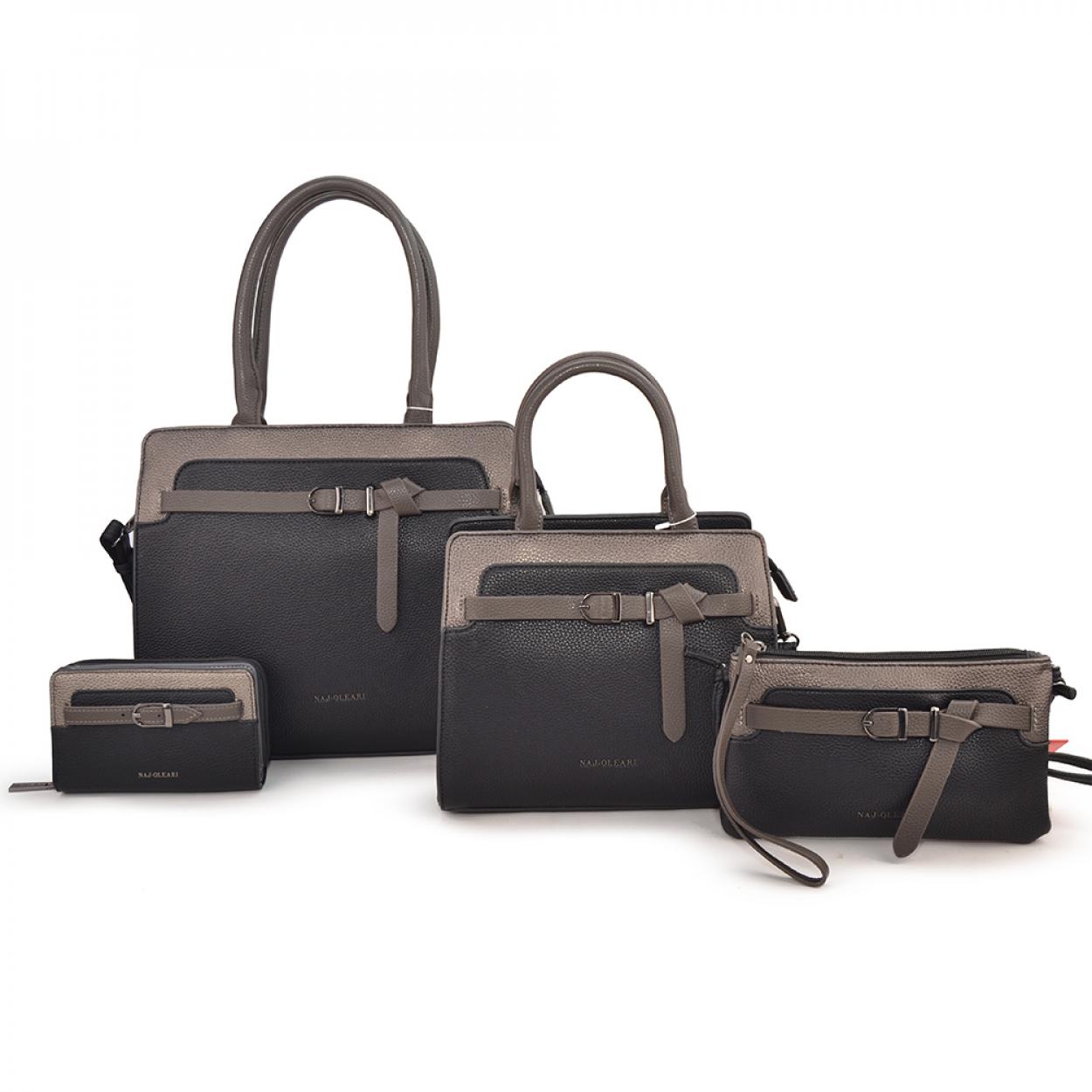 62126/SETMUL5 AS L BAULETTO, M BAULETTO, S TRACOLLINA XS PF NERO 41233