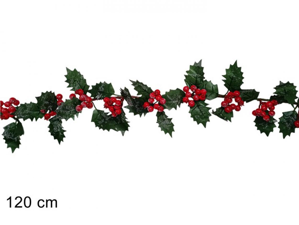 GHIRLANDA 120cm BACCHE INNEVATE 379852 40649