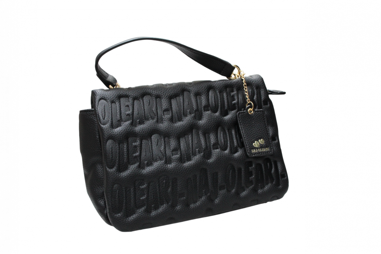 61954/SOFY NE TRACOLLA CON PATTA NERO 26x18x11cm 41233