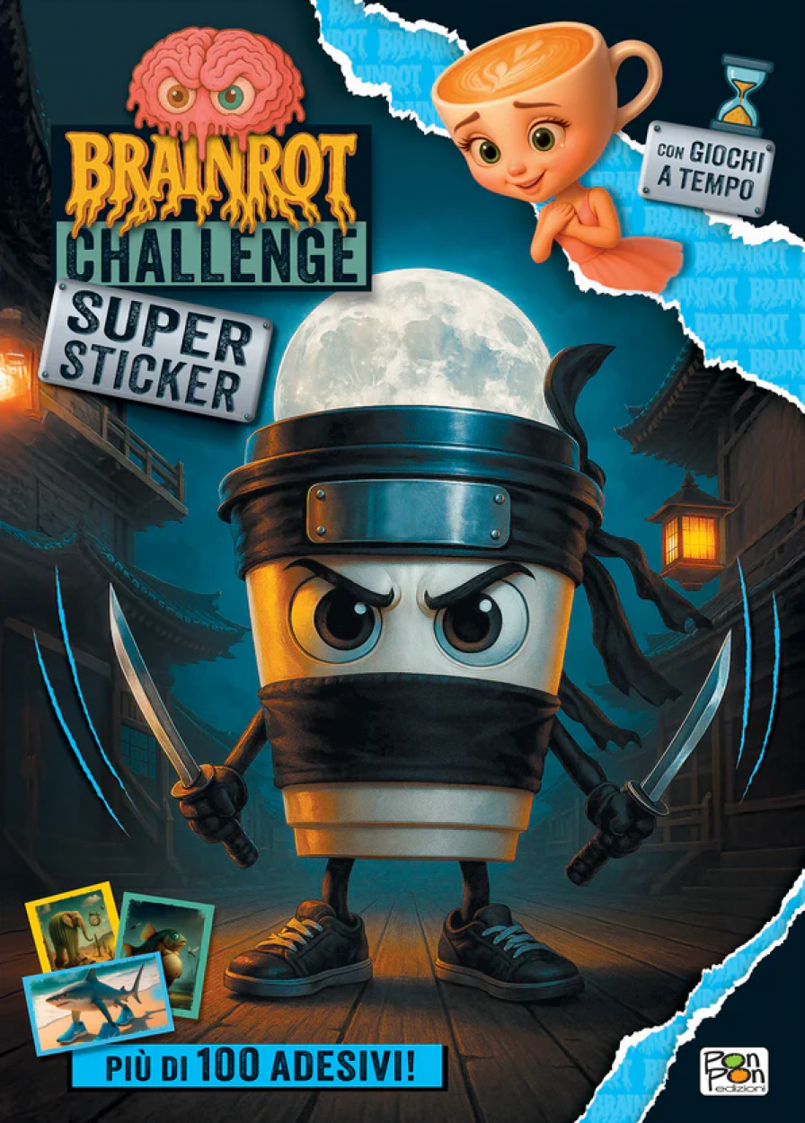 BRAINROT CHALLENGE SUPER STICKER 41104
